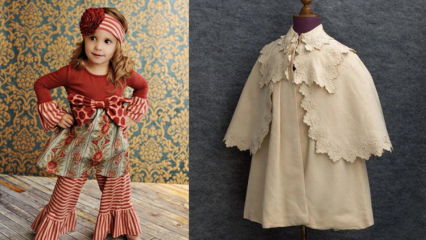 Vintage bērnu kleitu modeļi