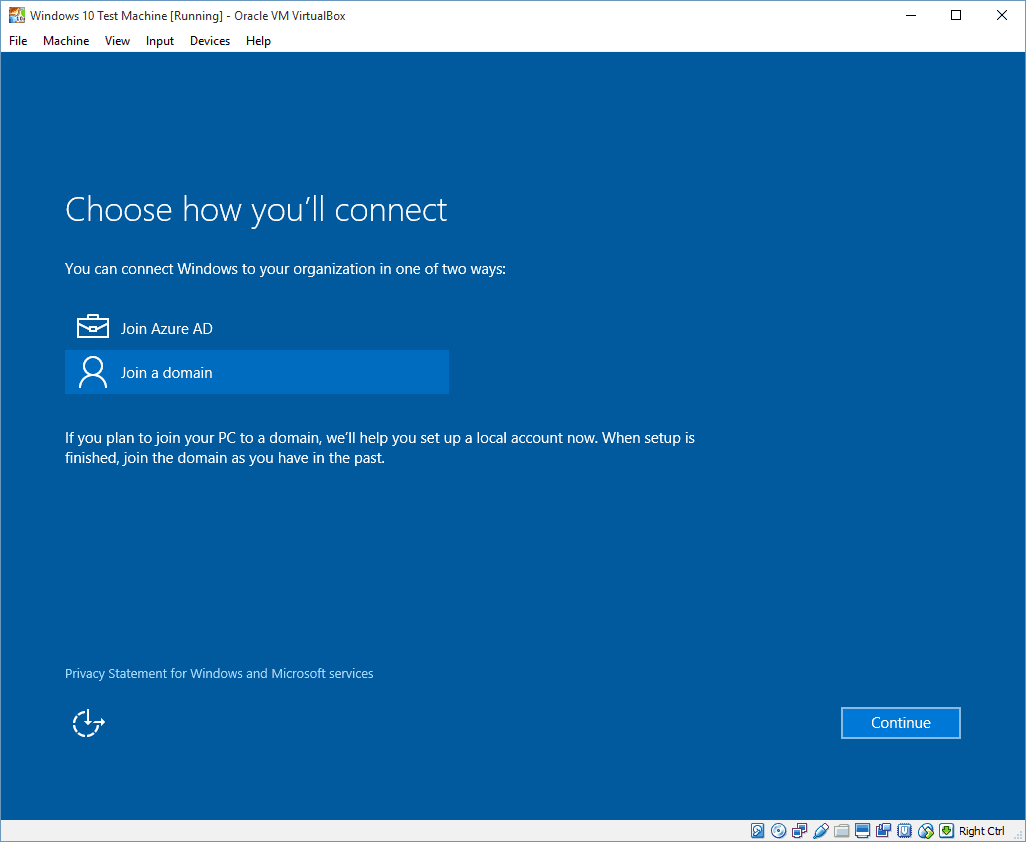 13 Izvēlieties, kā jūs savienosit ekrānu (Windows 10 instalēšana)