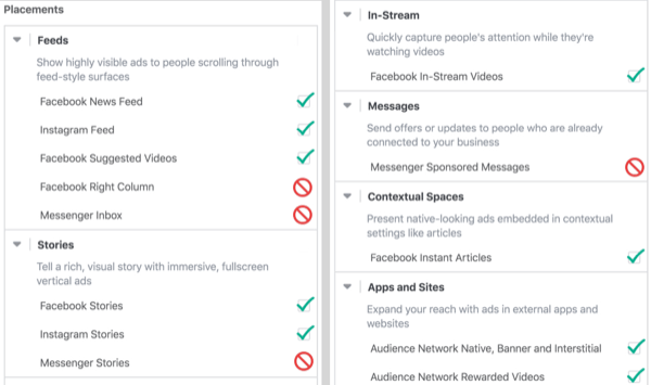 Facebook ThruPlay optimizācija videoreklāmām, 3. darbība.