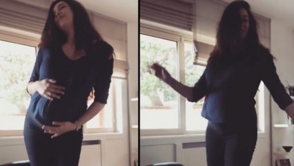 7 mēnešus veca grūtniece Azra Akın dejoja šādi