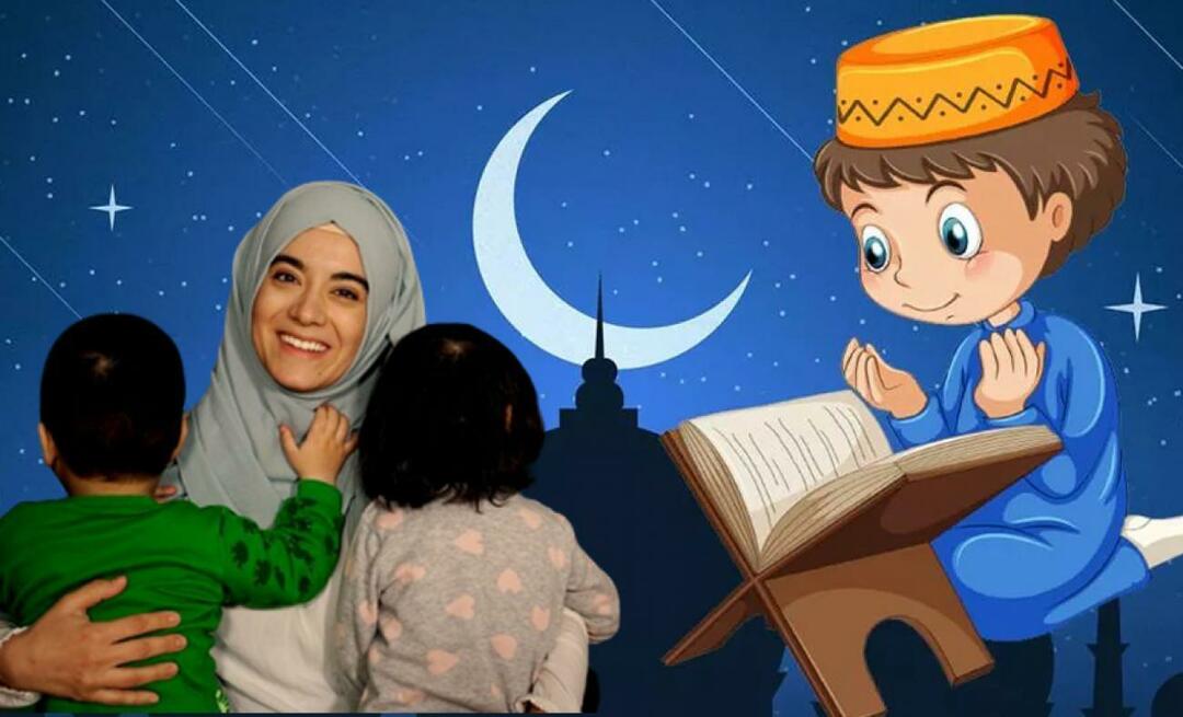 Kā nodot bērniem Ramadāna mīlestību? 3 padomi, kā nodot bērniem Ramadāna mīlestību...