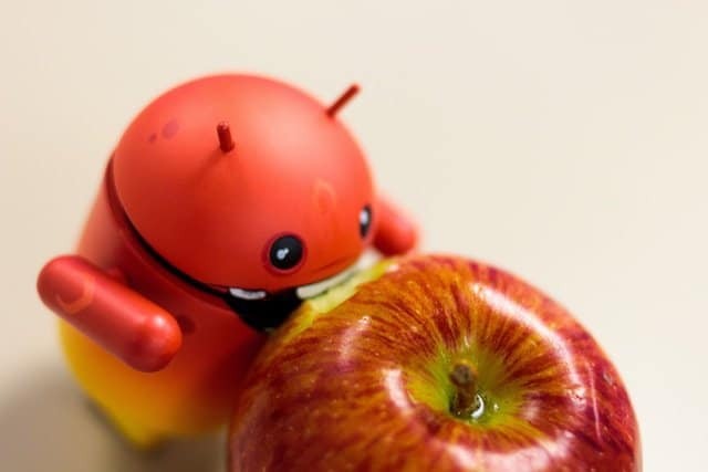 Android ēdot Apple