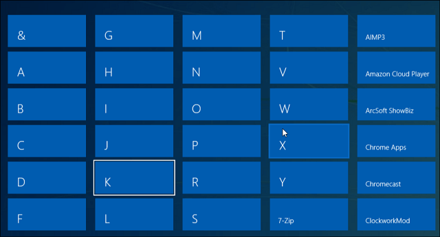 Windows 8.1 padoms: atrodiet lietotnes pēc vārda