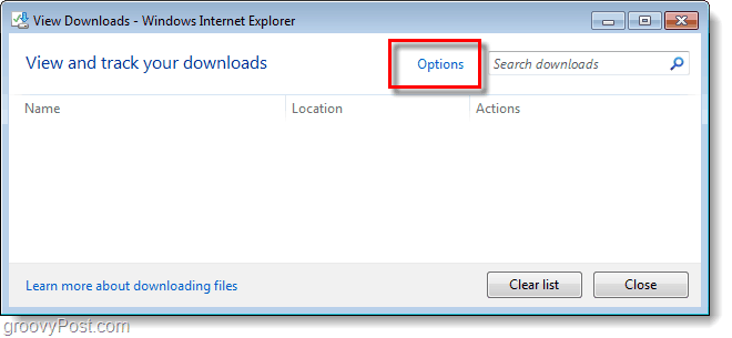 Kā mainīt Internet Explorer 9 noklusējuma lejupielādes mapi
