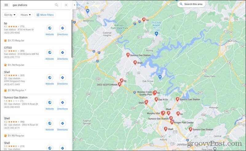 google maps degvielas uzpildes stacijas