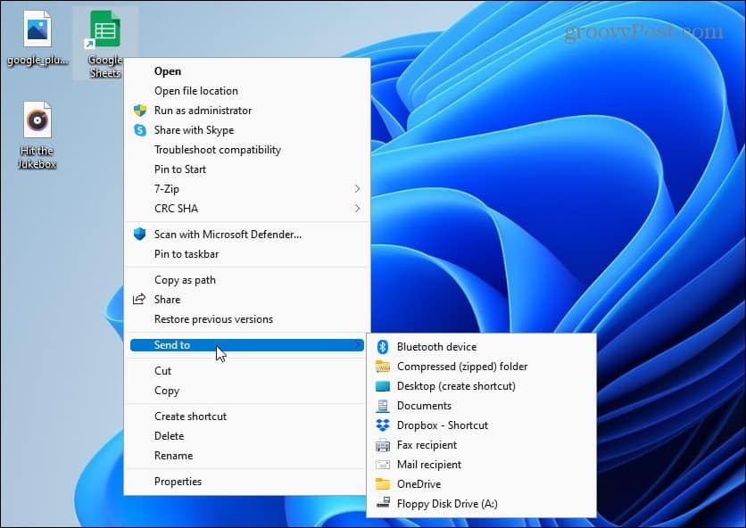 klasiskā konteksta izvēlne operētājsistēmā Windows 11