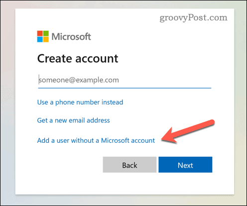 Pievienojiet lokālo lietotāja kontu operētājsistēmā Windows 11