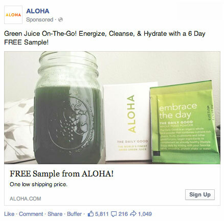 aloha facebook svina paaudzes reklāma