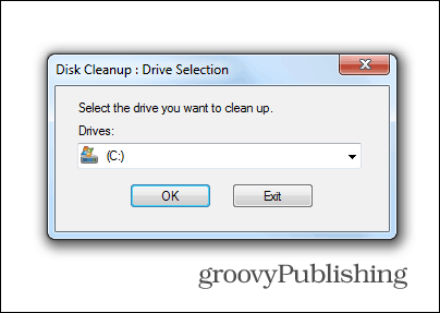 Windows 7 atjauninājums izdzēst vecos failus diska tīrīšanas sistēmas disku