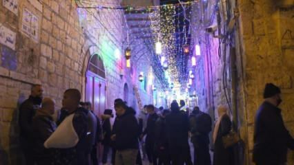 Jeruzalemes ielas Ramadānā ir izcilas