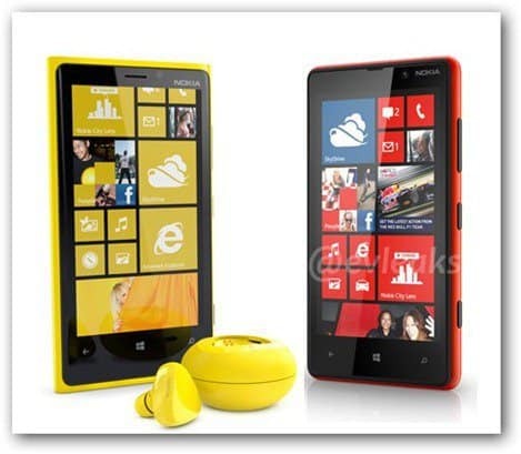 evleaks Lumia 820 Lumia 920 priekšā