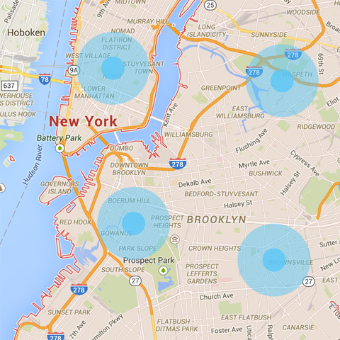 orientieri kartēti Ņujorkā