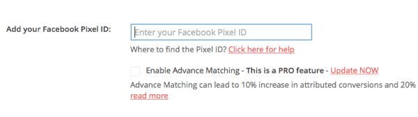 Ielīmējiet sava pikseļa ID no Facebook spraudnī PixelYourSite.