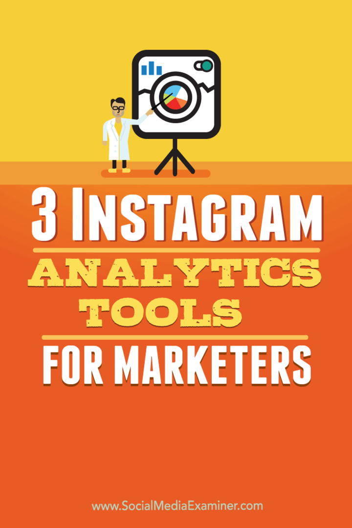 3 Instagram Analytics rīki tirgotājiem: sociālo mediju eksaminētājs