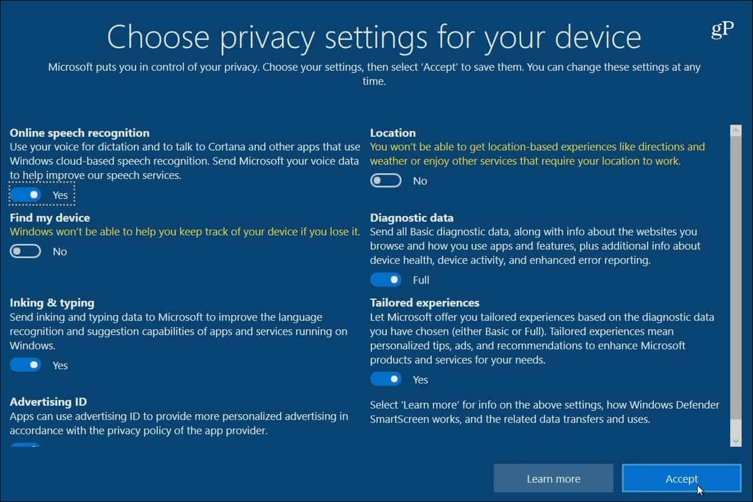 Izmantojiet Microsoft privātuma informācijas paneli, lai izdzēstu un lejupielādētu darbību vēsturi
