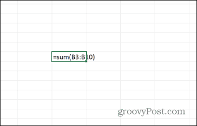 Excel formulas šūna