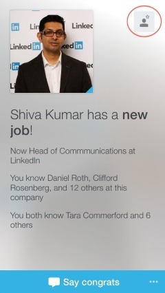 LinkedIn Connected ļauj ērti uzturēt kontaktus ar tiem, kurus jūs jau zināt.