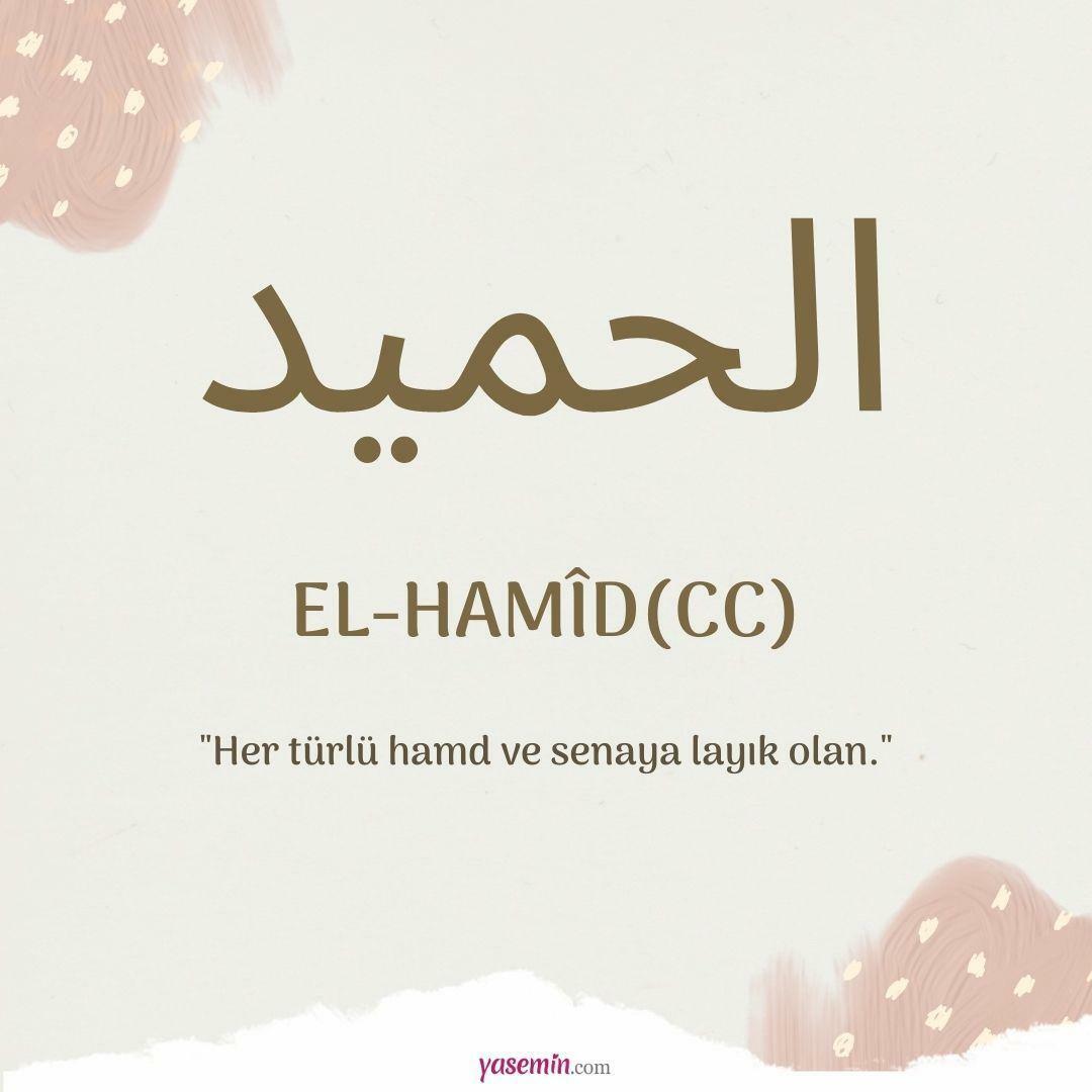 Ko nozīmē al-Hamids (cc)?