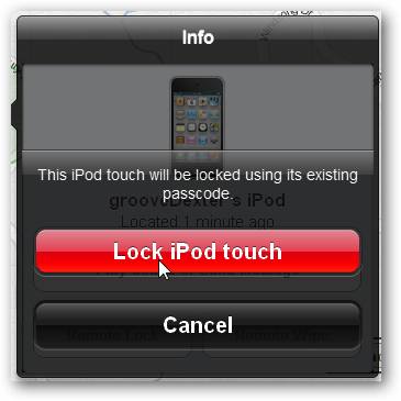 bloķējiet iPod touch vai iPhone, lai novērstu piekļuvi