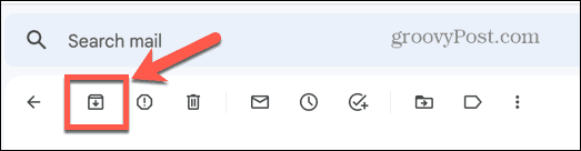 Gmail arhīva ikona