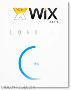 Wix Flash vietnes eidtors var ielādēt laiku