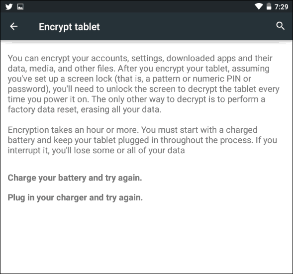 Kā šifrēt Android 5.0 planšetdatoru vai viedtālruni