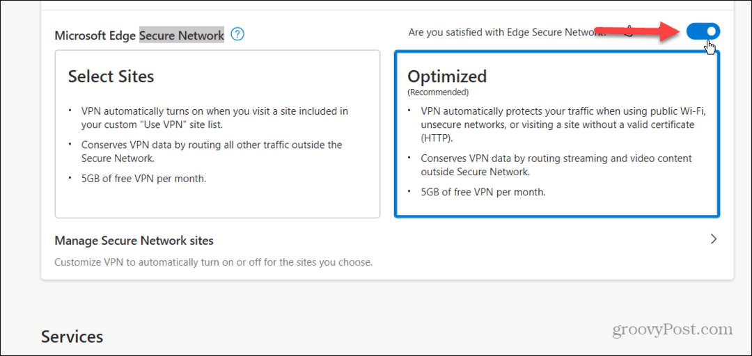 Kā iespējot un izmantot Microsoft Edge VPN