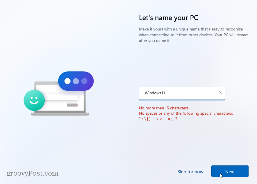 Nosauciet Windows 11 datoru