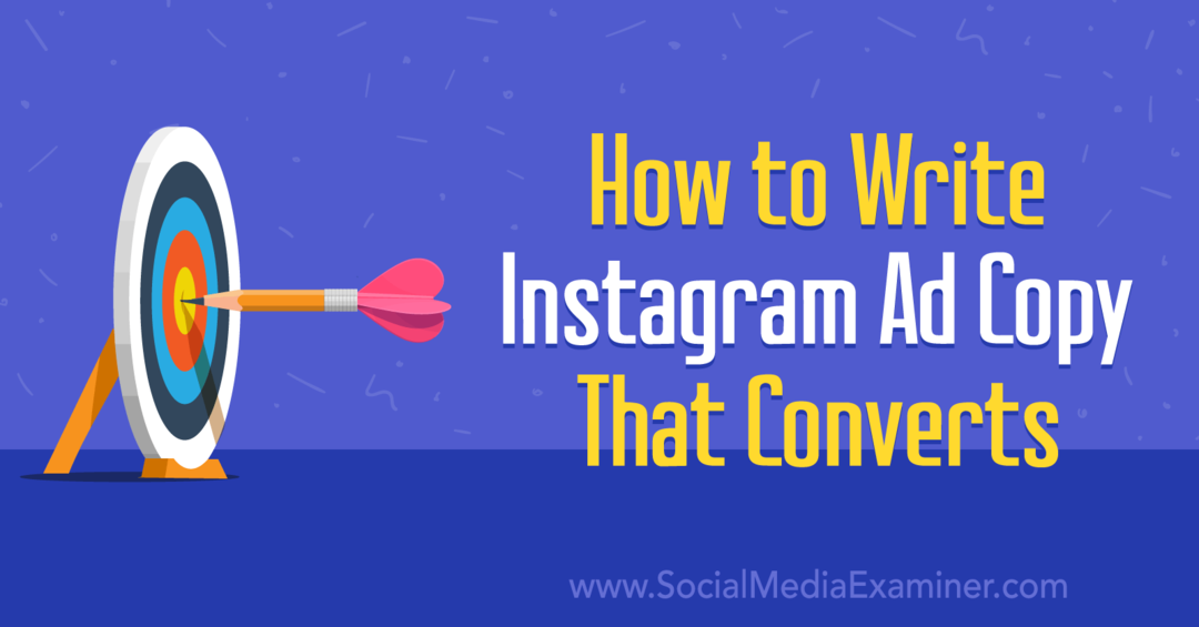 Kā uzrakstīt Instagram reklāmas kopiju, ko pārveido Anna Sonnenberg par sociālo mediju pārbaudītāju.