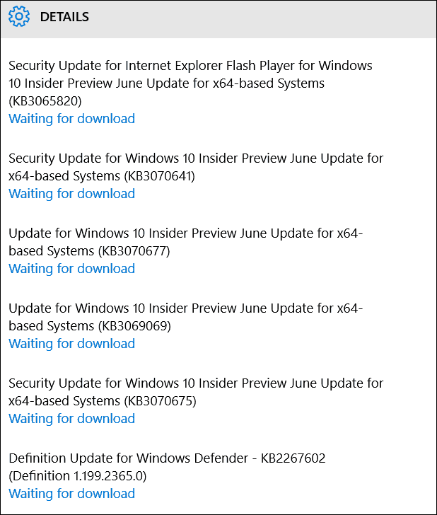 Windows 10 Build 10130 drošība un kļūdu novēršana, kas pieejama jau šodien