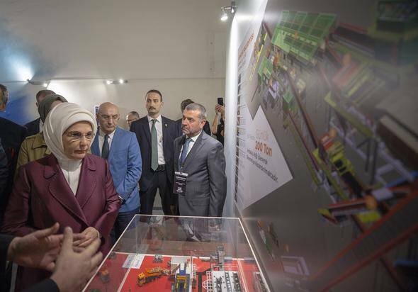 Pirmā lēdija Erdoğana pārveidošanas projekta atklāšanā Kentparkā!