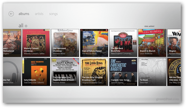 Windows 8: Zune Pass, lai dzīvotu tiešsaistē mūzikas metro lietotnē