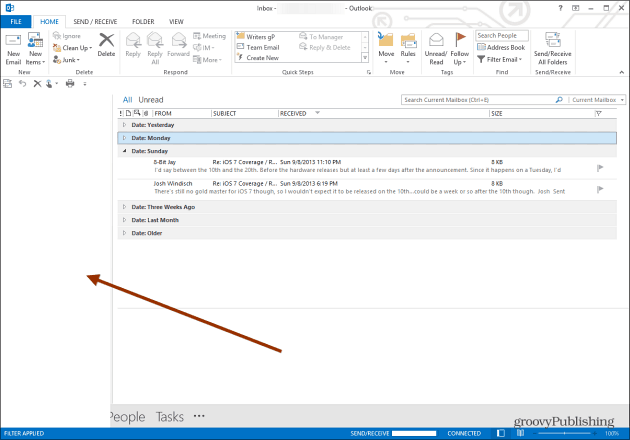 Palabota kritiskā Outlook ievainojamība un kā labot tukšo Outlook 2013 mapju rūti