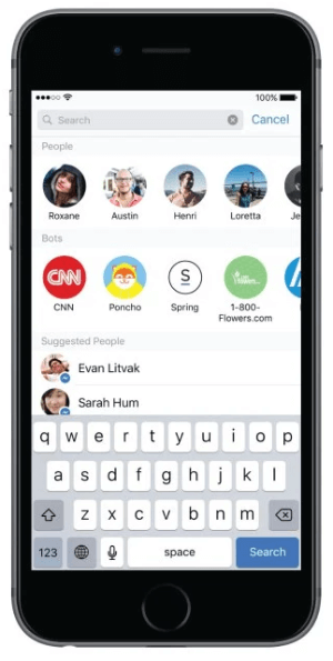 facebook Messenger platformas beta versija