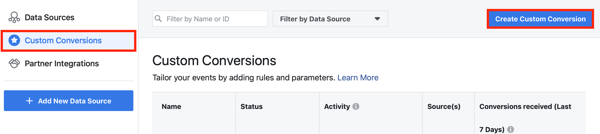 Lai iestatītu pielāgotus reklāmguvumus savam Facebook pikseļam, izmantojiet izvēlnes opciju Facebook notikumu iestatīšanas rīks, 10. darbība 