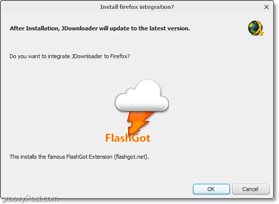 jdownloader flashgot Firefox spraudnis