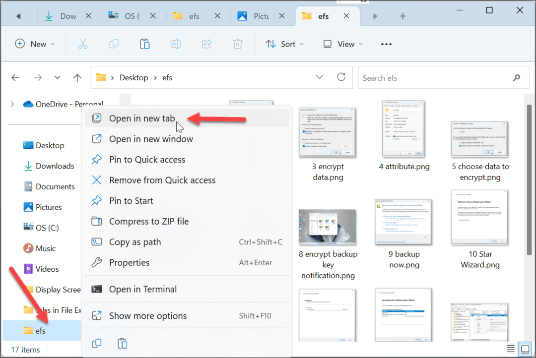 Izmantojiet cilnes programmā Windows 11 File Explorer