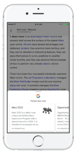 Google piedāvā jaunu satura atklāšanas rīku Google lietotnē iOS.