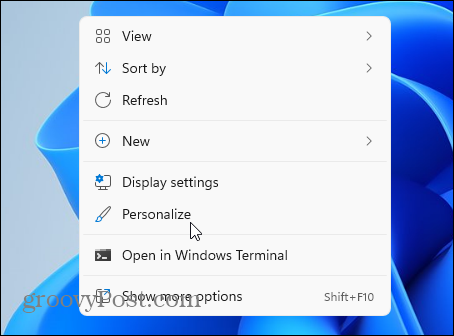 Personalizējiet Windows 11