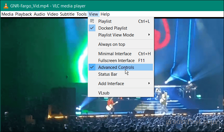 Apgrieziet videoklipus, izmantojot VLC