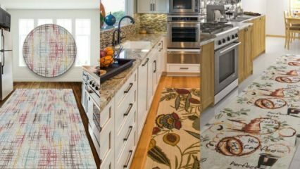 Sezonas modernākie virtuves paklāju modeļi