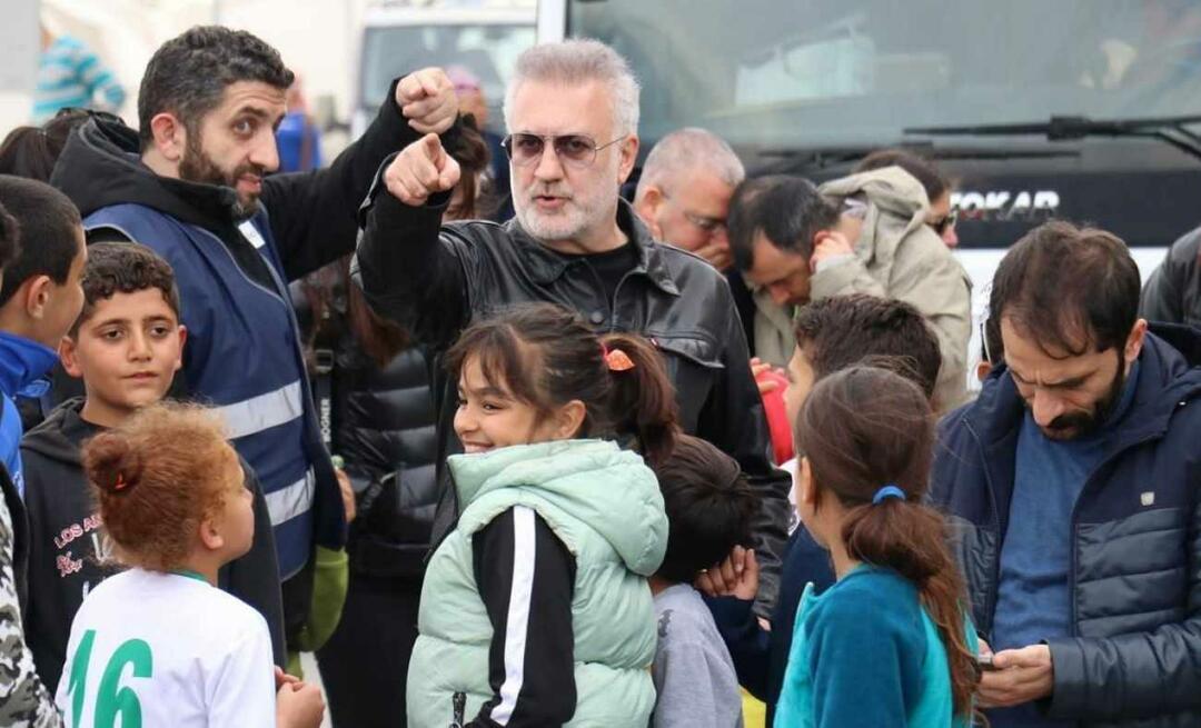 Tamers, kurš devās uz zemestrīces zonu, tikās ar bērniem no Karadağ! "Mēs esam šeit, lai jūs uzmundrinātu"