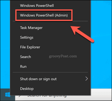 Windows PowerShell loga palaišana