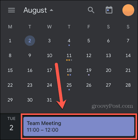 google kalendāra notikumu mobilais tālrunis
