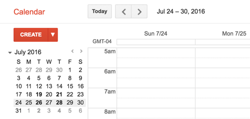 izveidot Google kalendāra notikumu