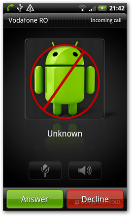 Android: kā noraidīt zvanus no noteiktiem kontaktiem