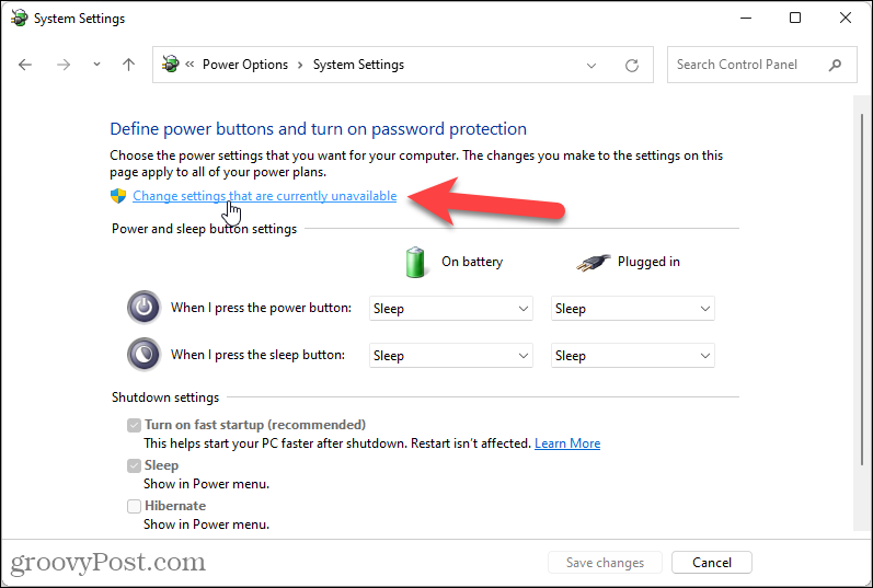 Mainiet iestatījumus, kas pašlaik nav pieejami sistēmā Windows 11