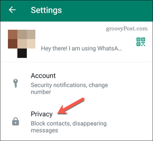 Atveriet Android konfidencialitātes iestatījumus