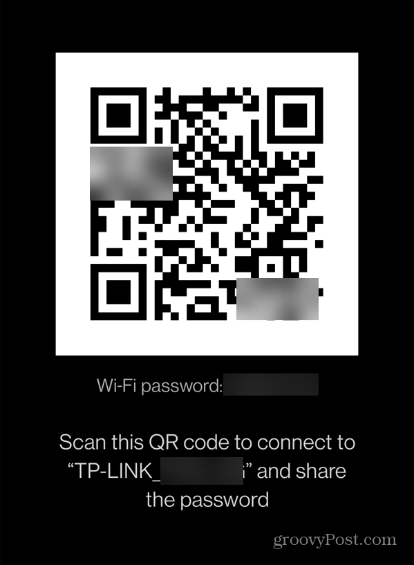 wi-fi parole qr kods