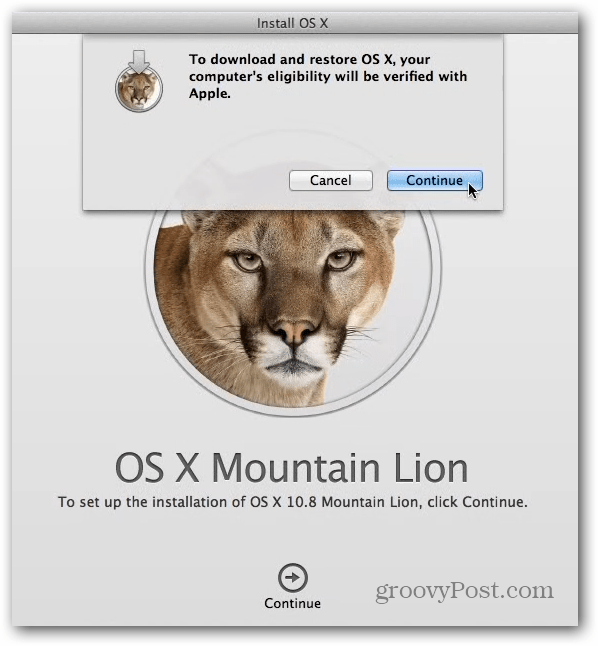 OS X kalnu lauva